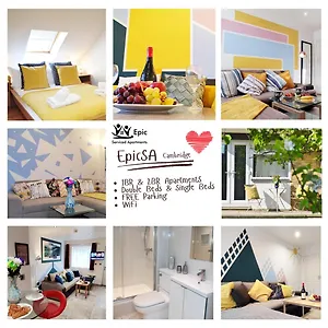 Appartement Epicsa - Family & Corporate Mews With Free Parking, Cambridge